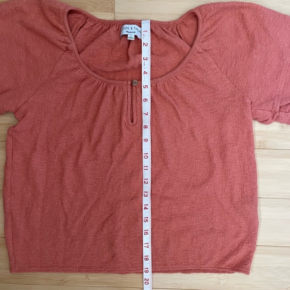 MADEWELL Texture & Thread | Tiered-Sleeve Top - Picture 8 of 9